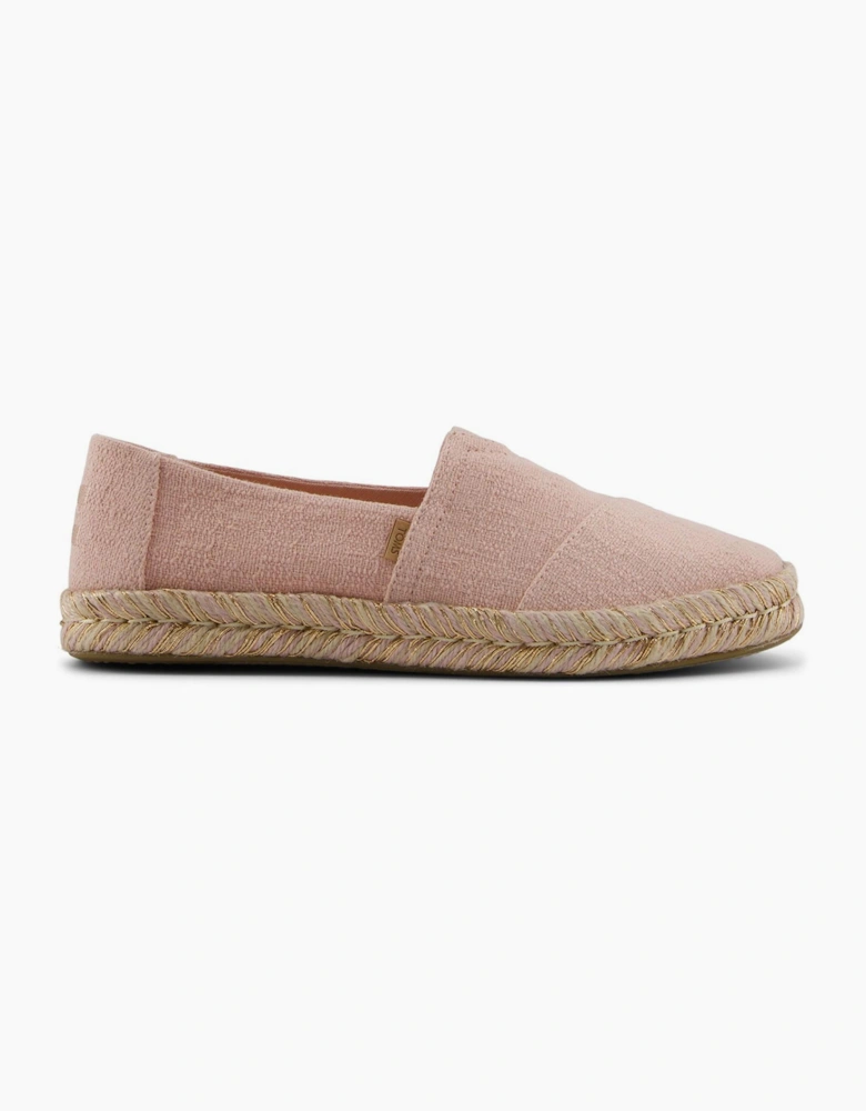 Toms Alpargata Rope 2.0 Womens Slip On Shoes Pale Rose