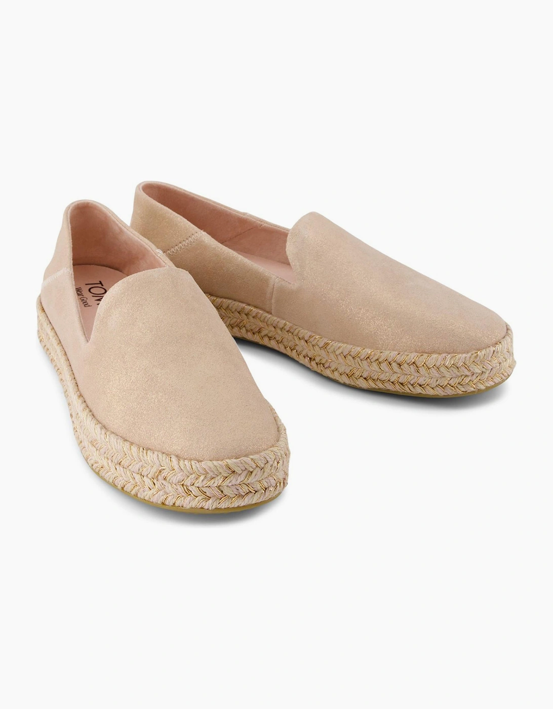 Toms Carolina Womens Shoes Pale Rose