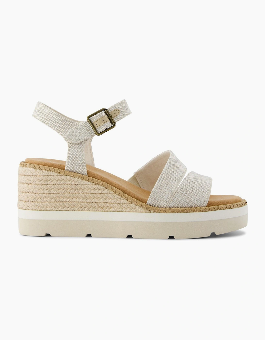 Toms Darya Womens Wedge Sandals Natural