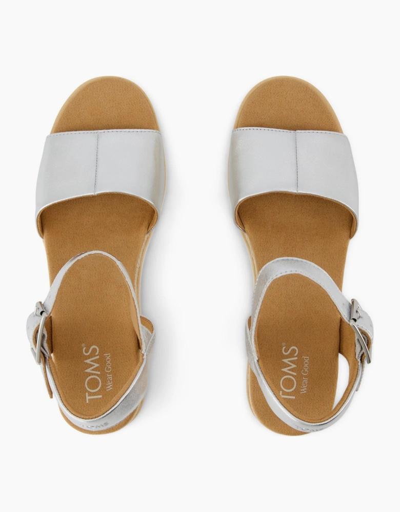 Toms Diana Womens Sandals Silver