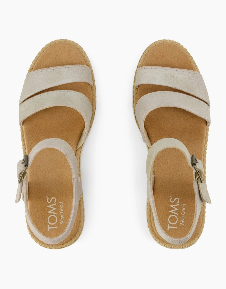 Toms Darya Womens Sandals Champagne