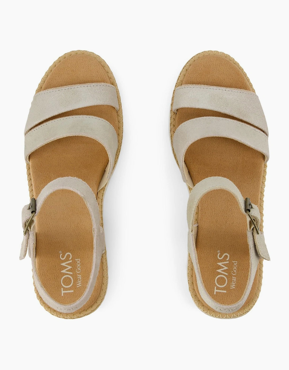 Toms Darya Womens Sandals Champagne
