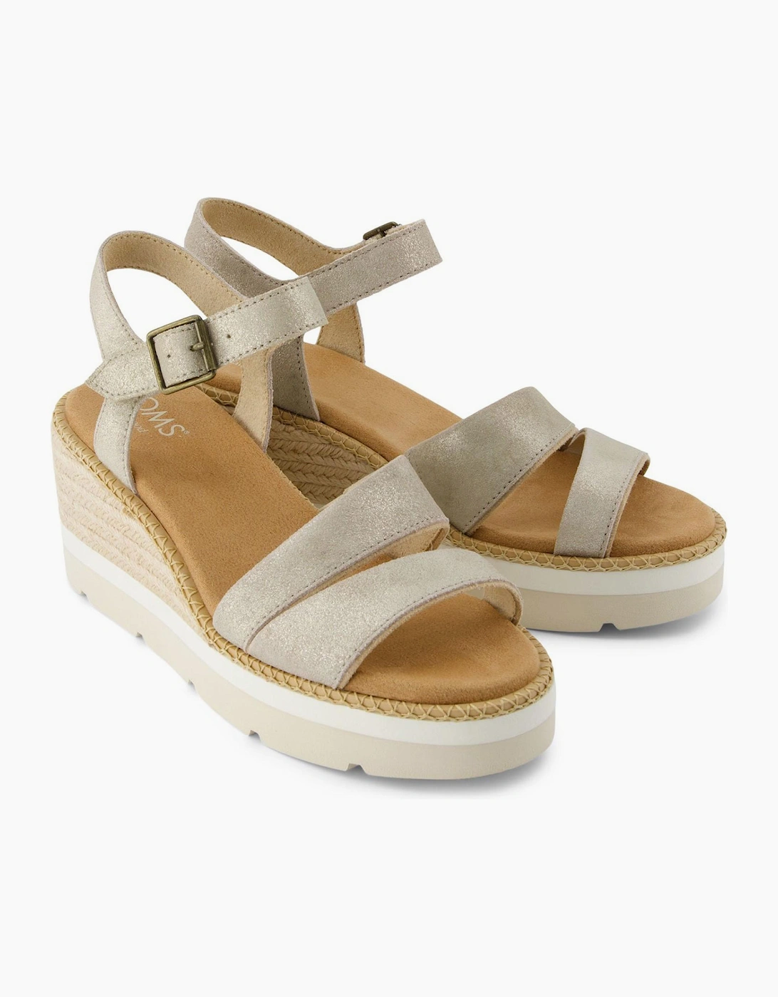 Toms Darya Womens Sandals Champagne