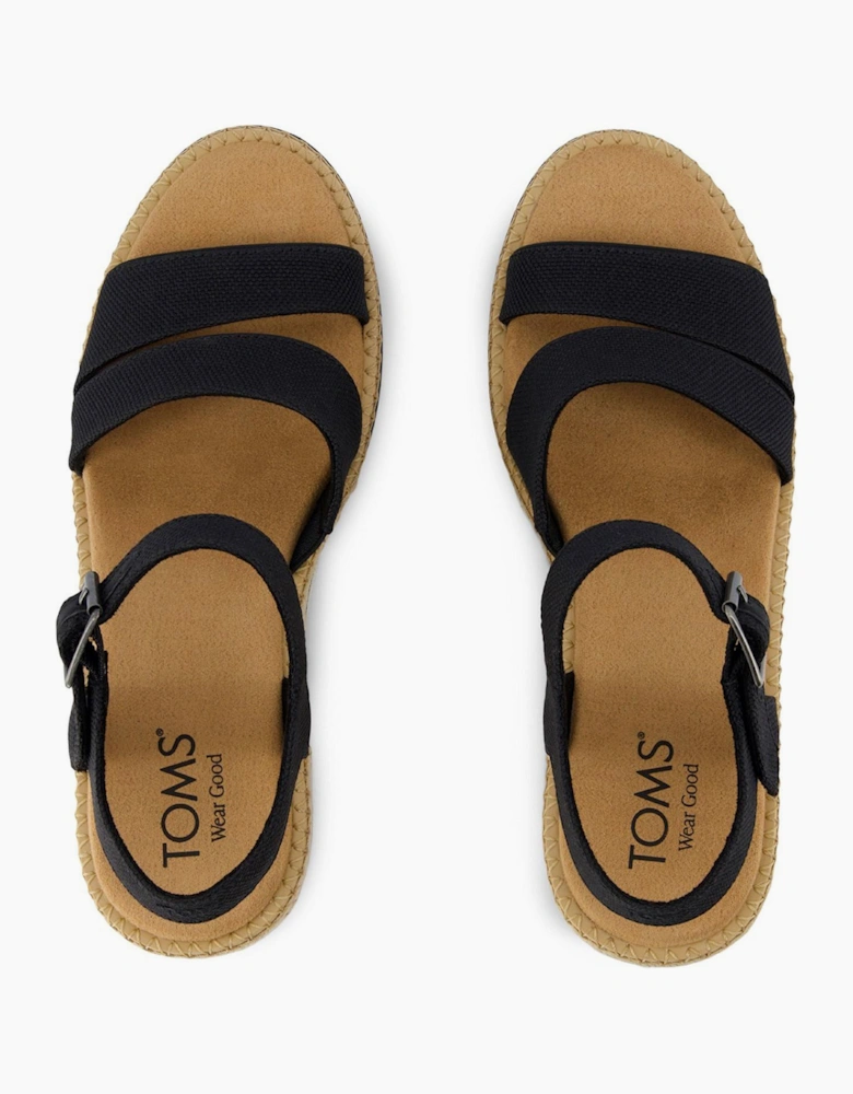 Toms Darya Womens Sandals Black