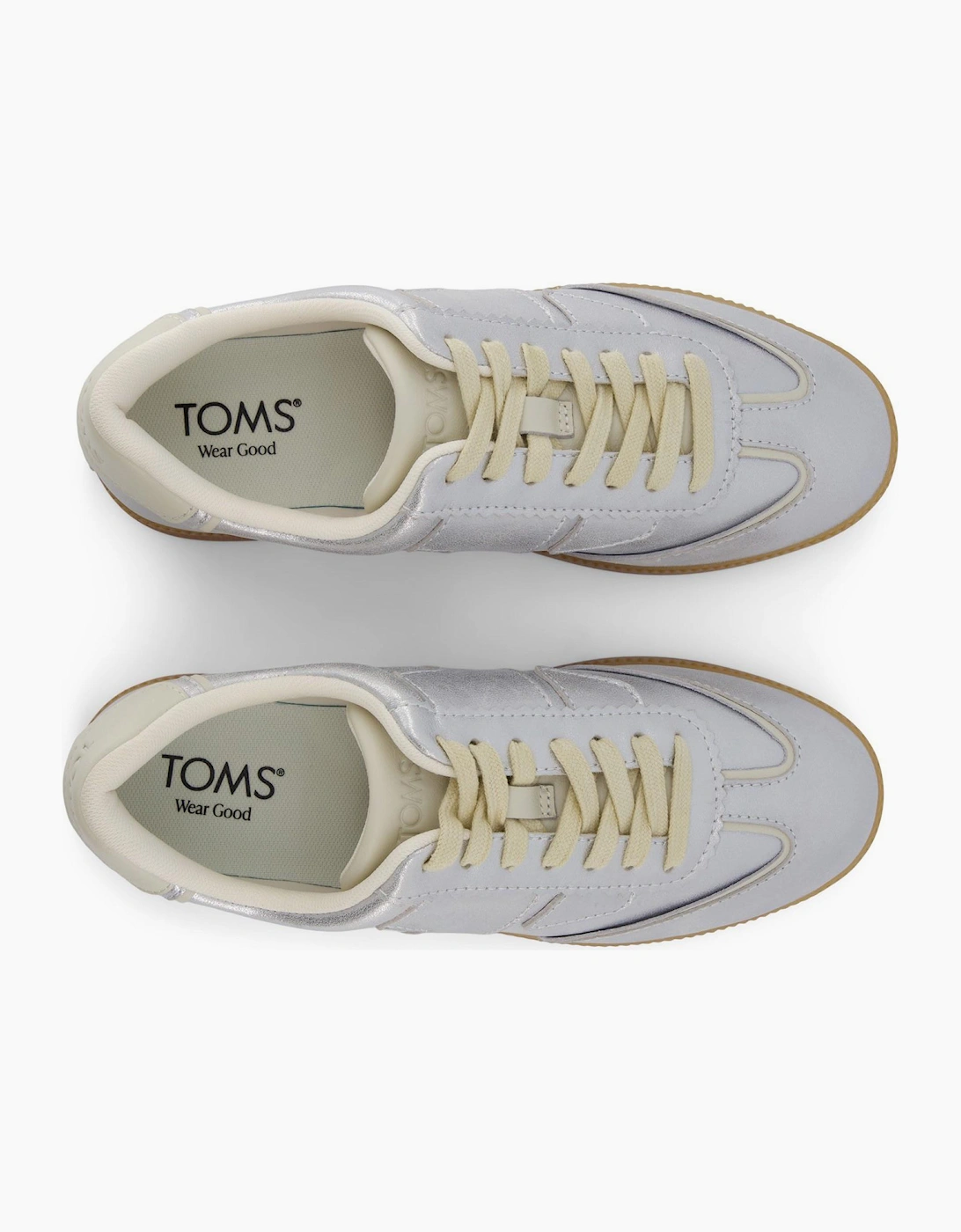 Toms Collins Womens Trainers Silver