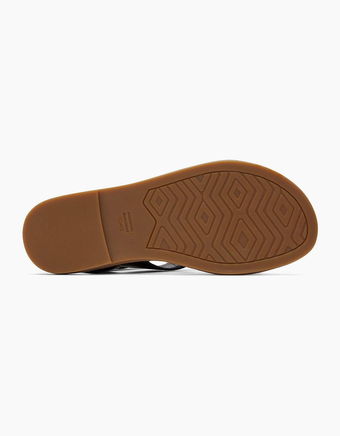 Toms Sloane Womens Leather Sandals Black