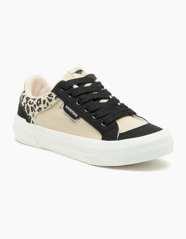 Rocket Dog Cheery Blocked Womens Trainers Black/Natural