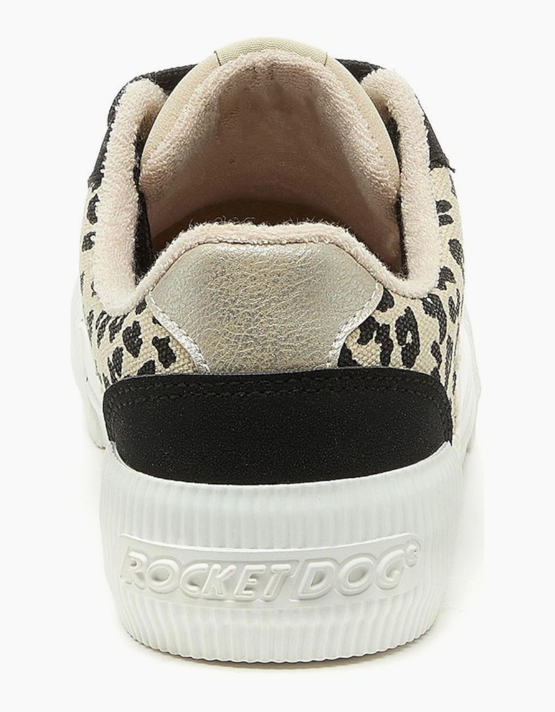 Rocket Dog Cheery Blocked Womens Trainers Black/Natural
