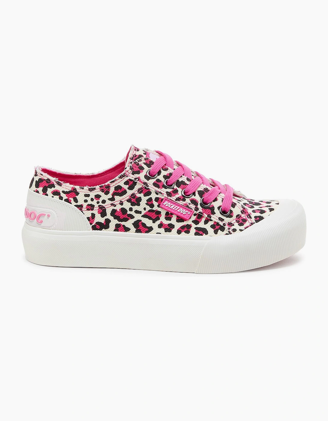 Rocket Dog Jazzin Plus Monroe Womens Trainers Hot Pink