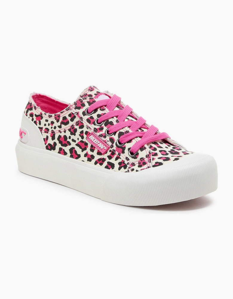 Rocket Dog Jazzin Plus Monroe Womens Trainers Hot Pink