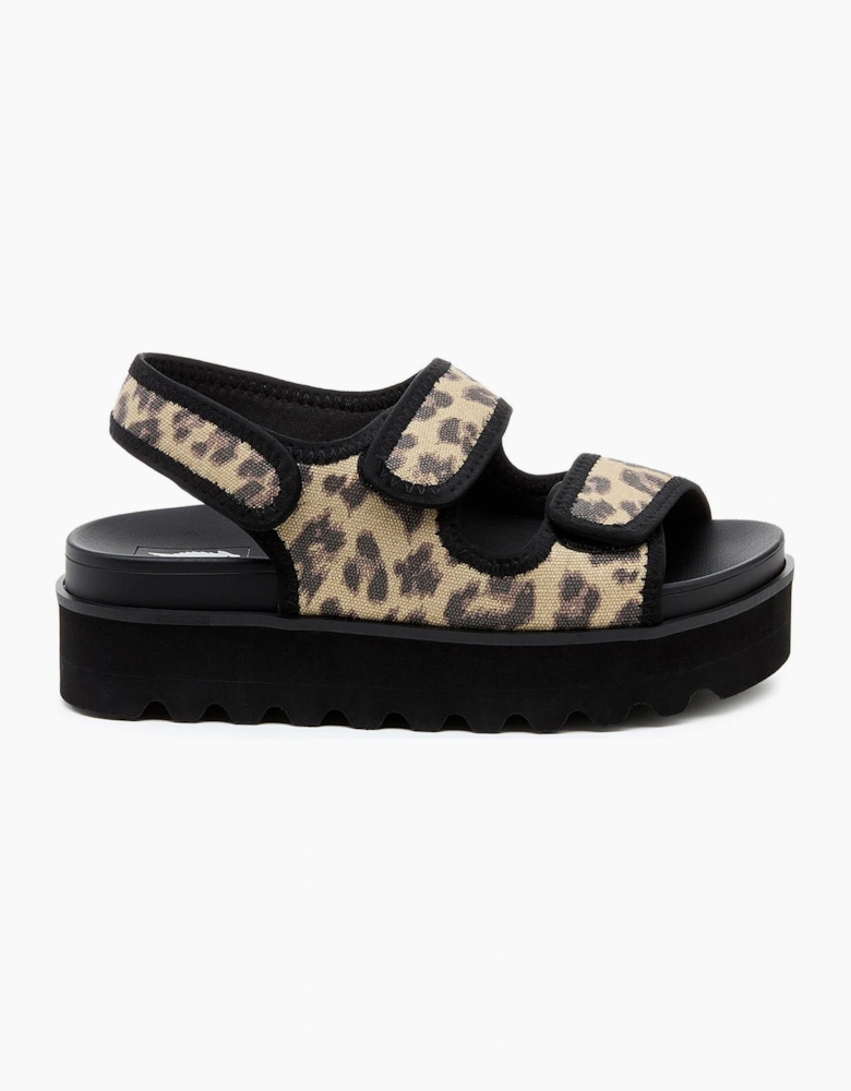 Rocket Dog Balmy Dexter Platform Womens Sandals Leopard / Black