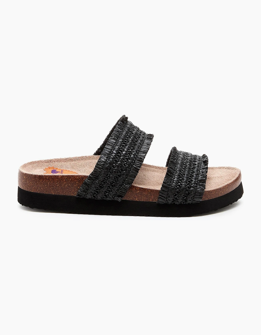 Rocket Dog Aruba Raffia Womens Sandals Black
