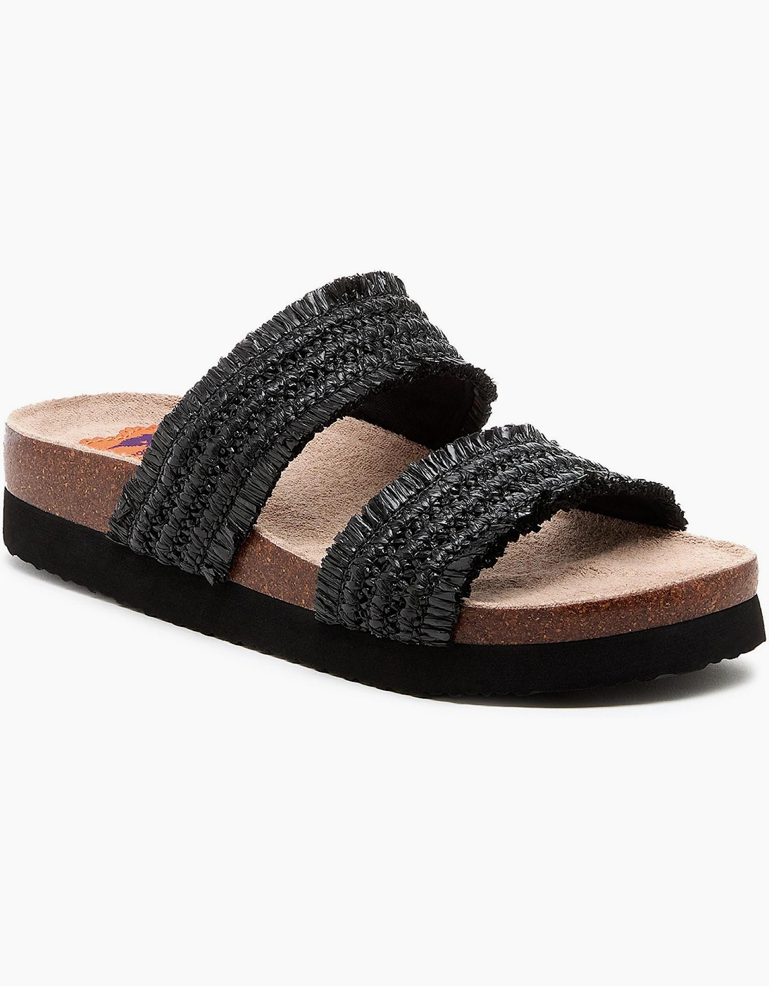 Rocket Dog Aruba Raffia Womens Sandals Black