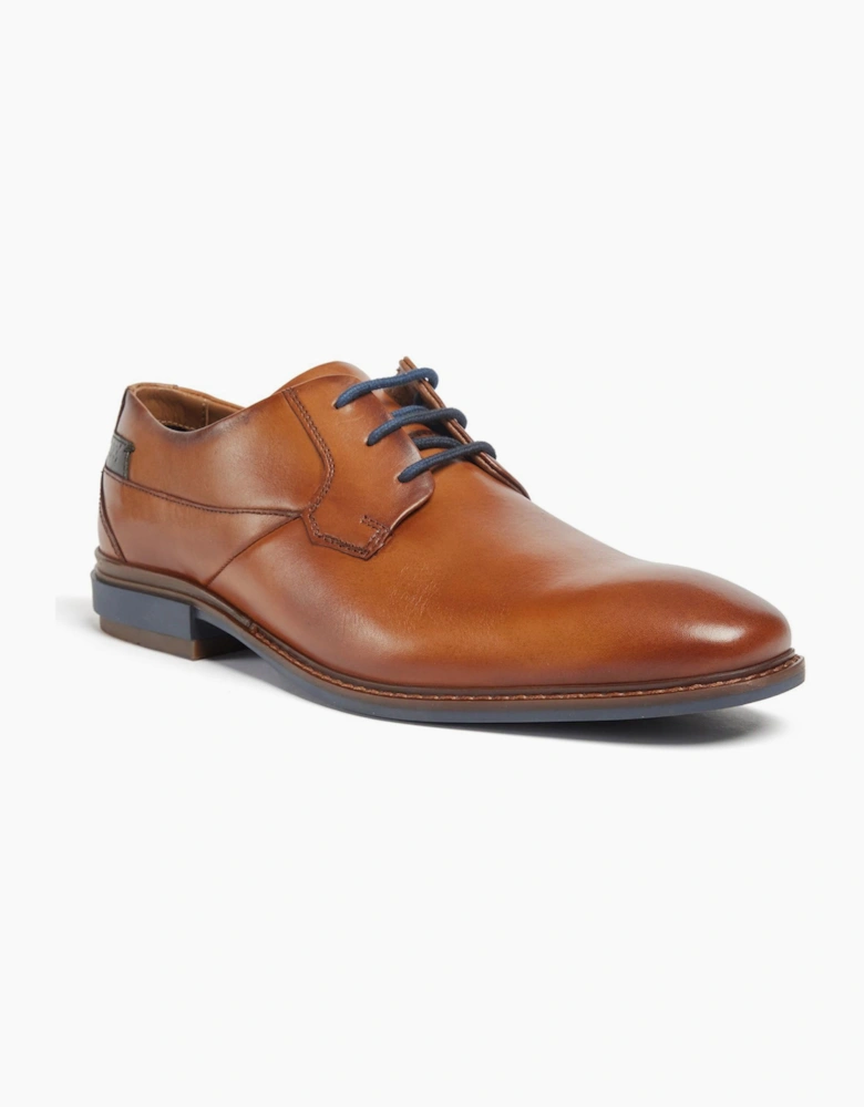 Pod Smyth Mens Leather Shoes Cognac