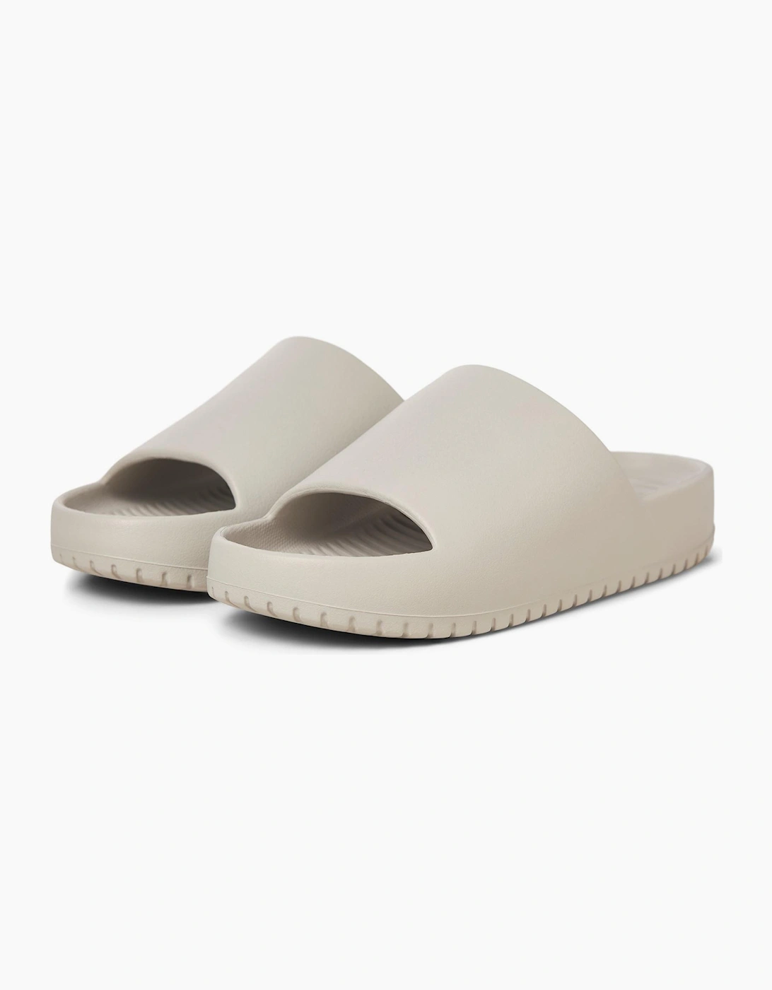 Jack & Jones Ripple Mens Sliders Moonbeam
