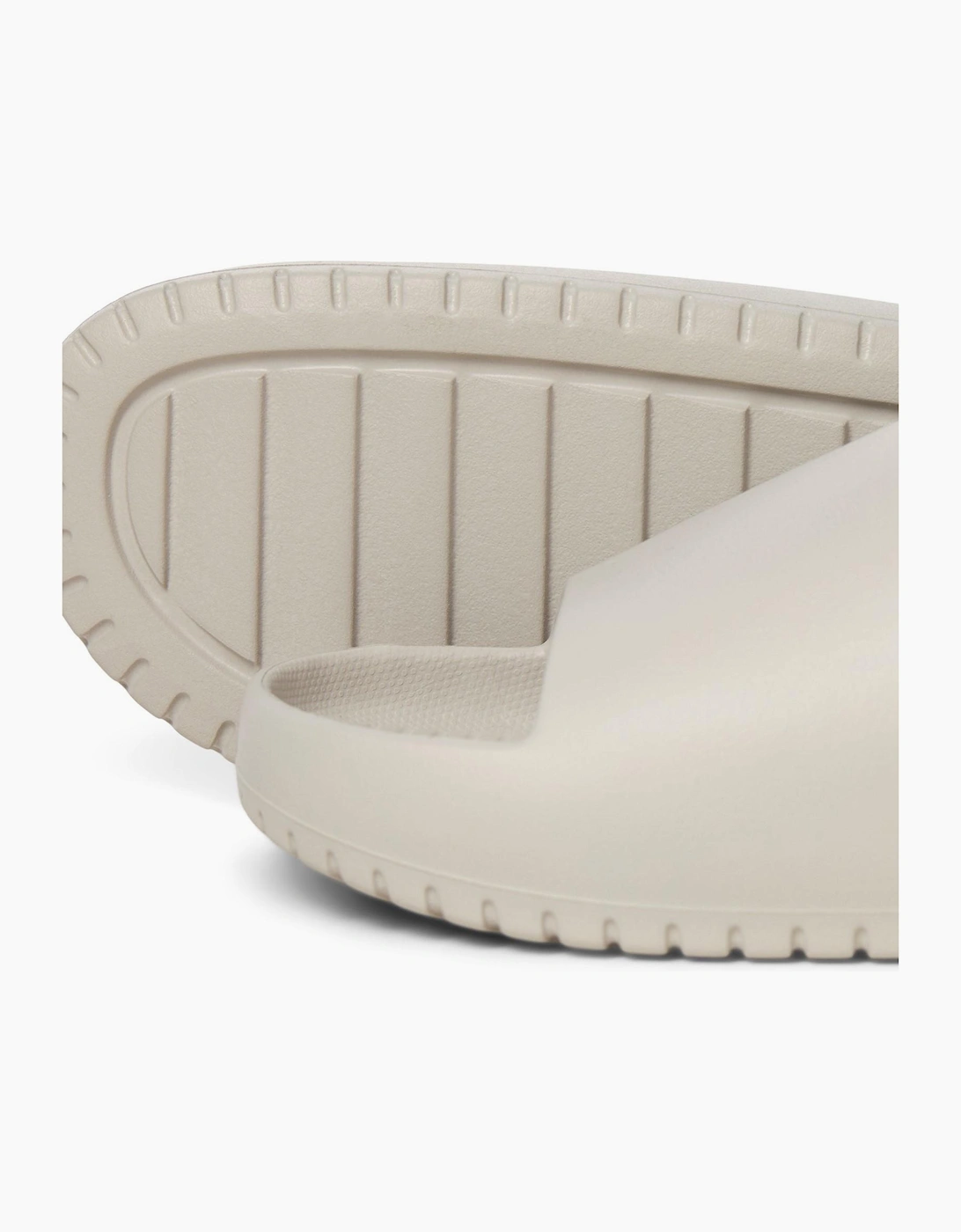 Jack & Jones Ripple Mens Sliders Moonbeam