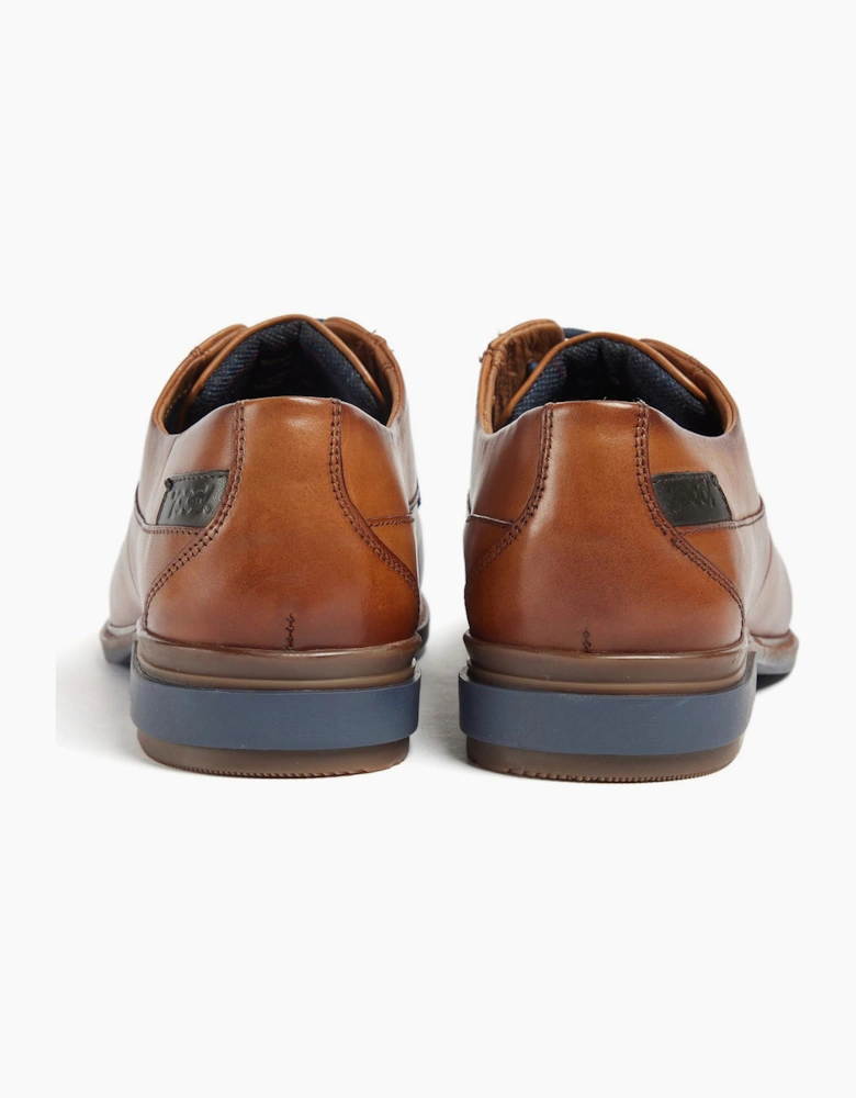 Pod Smyth Mens Leather Shoes Cognac