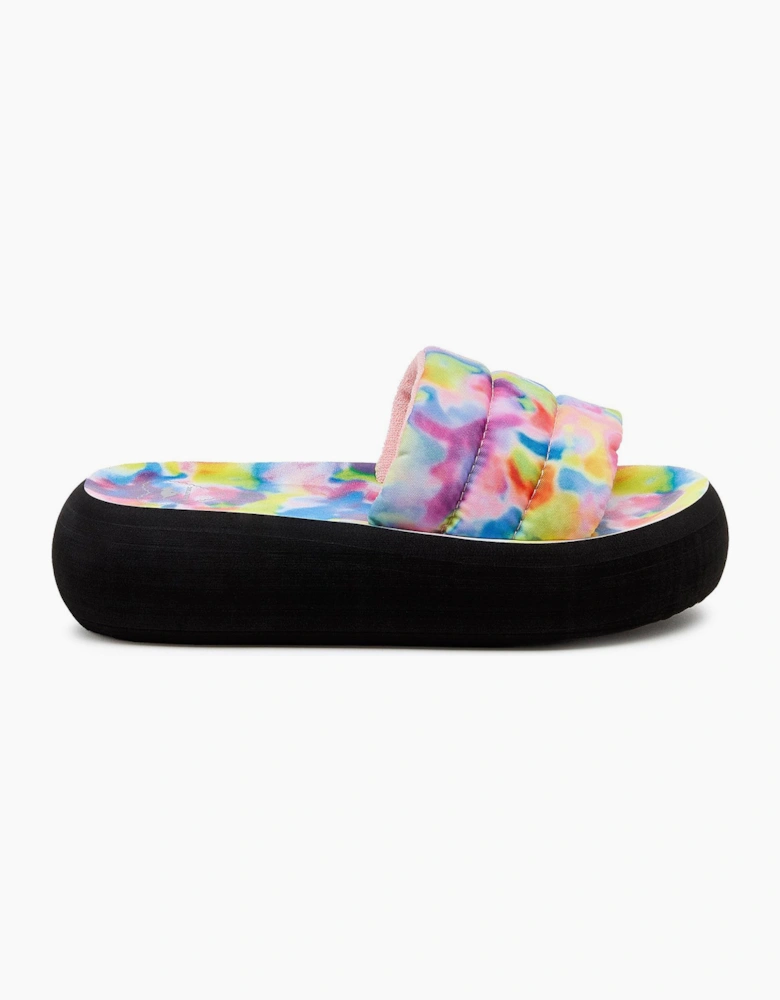 Rocket Dog Splash Loyal Tie Dye Womens Sandals Pink/Multi