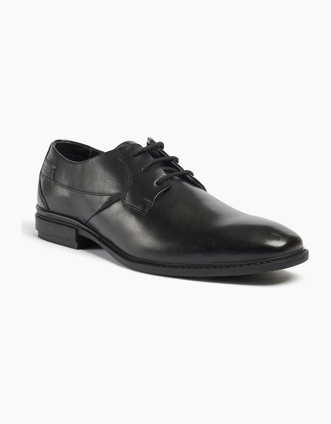 Pod Smyth Mens Leather Shoes Black