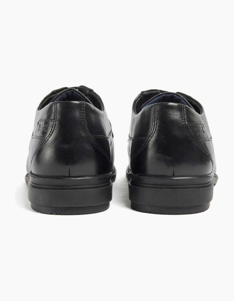 Pod Smyth Mens Leather Shoes Black