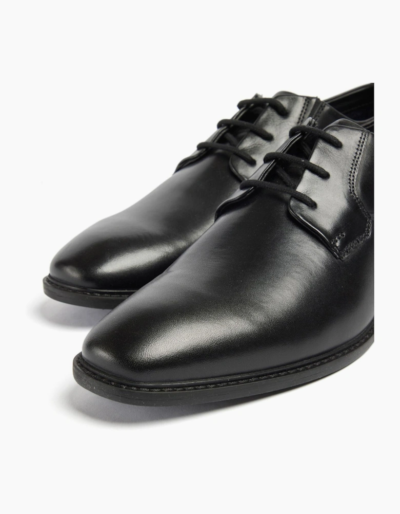 Pod Smyth Mens Leather Shoes Black