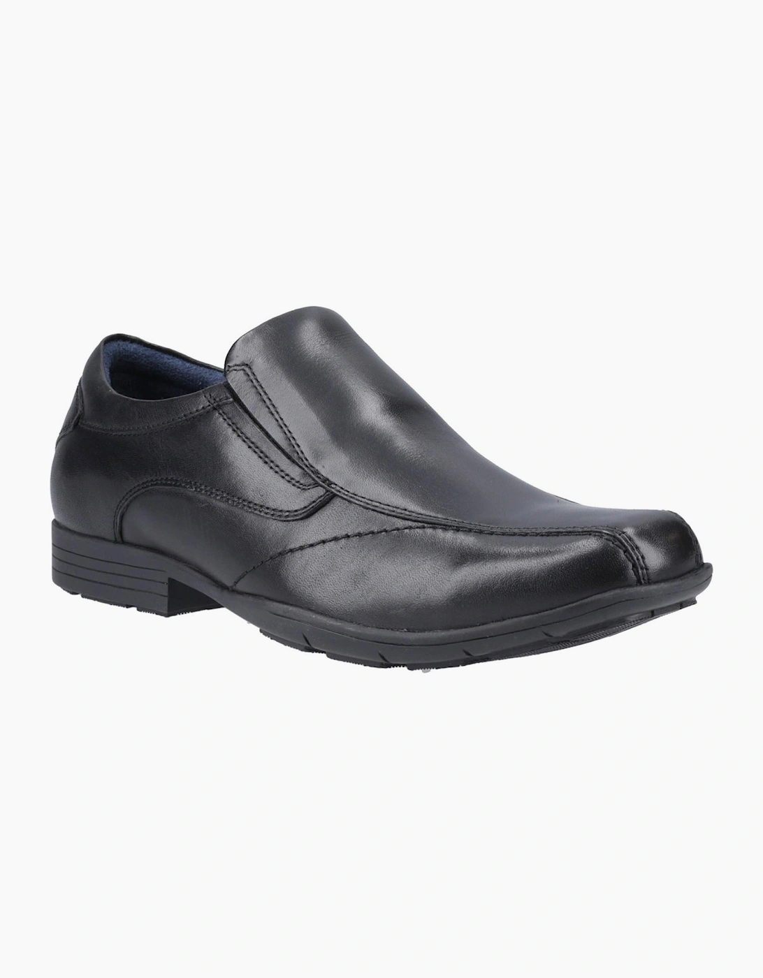Pod Dundee Leather Mens Shoes Black