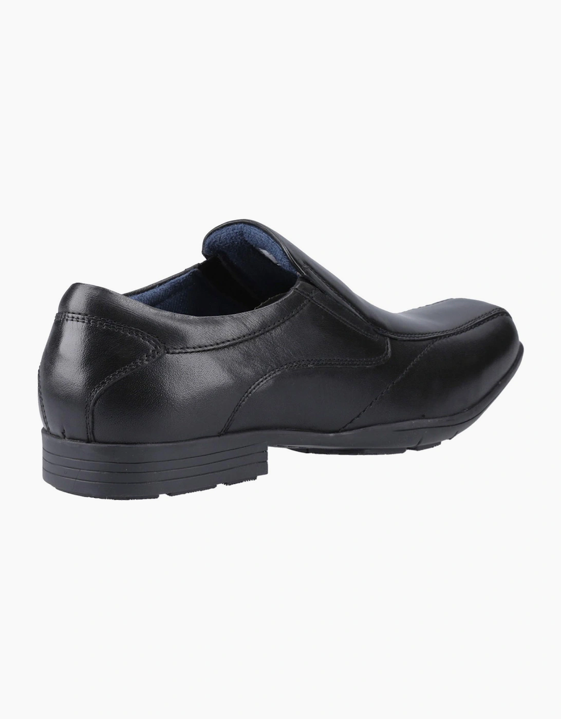 Pod Dundee Leather Mens Shoes Black