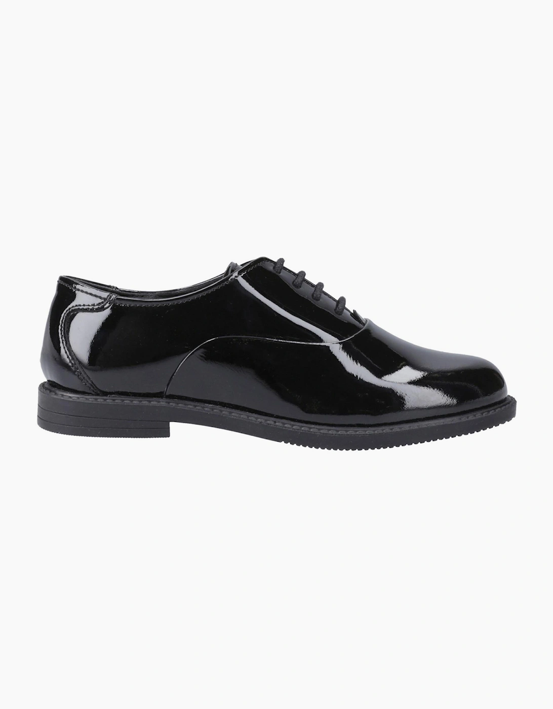 Hush Puppies Nellie Girls Leather Shoes Black