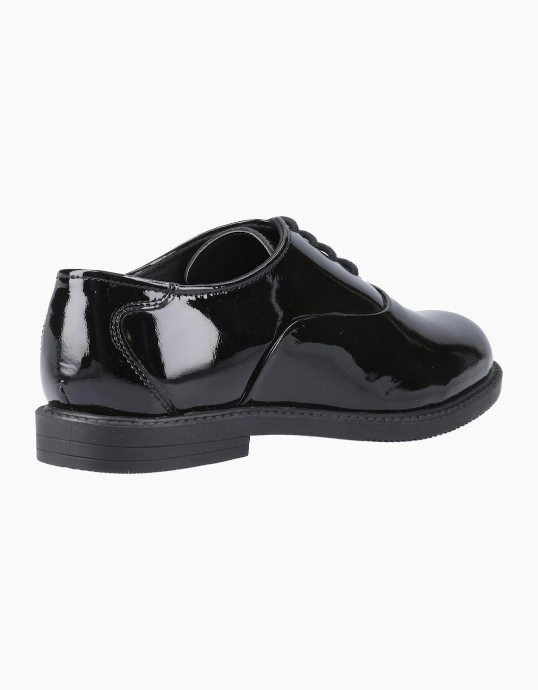 Hush Puppies Nellie Girls Leather Shoes Black