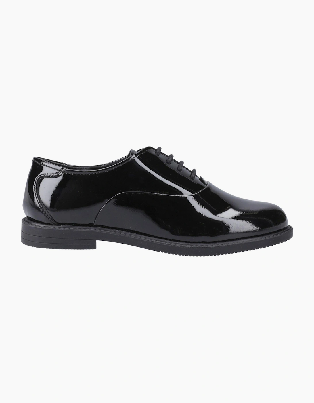 Hush Puppies Nellie Junior Leather Shoes Black