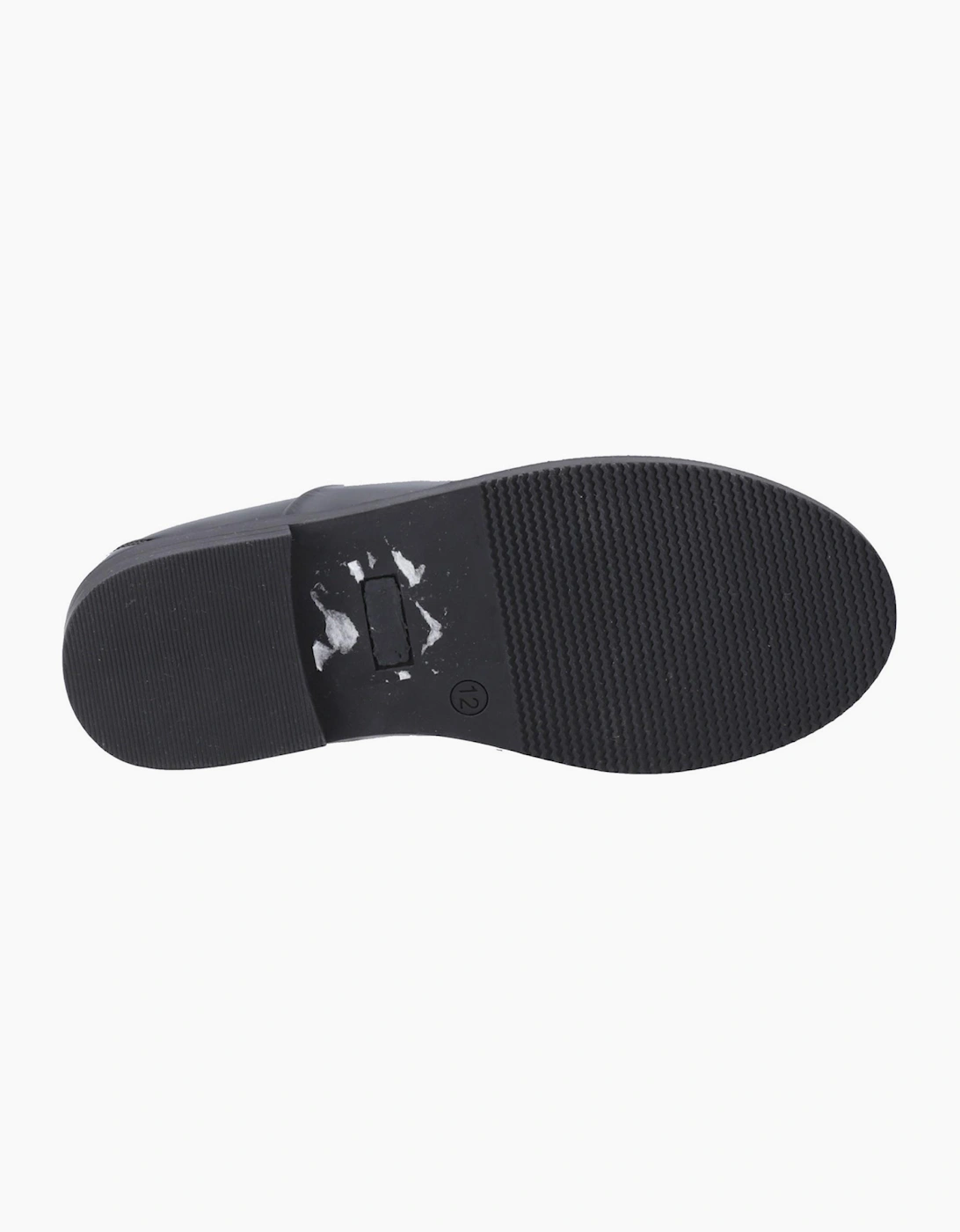 Hush Puppies Nellie Girls Leather Shoes Black