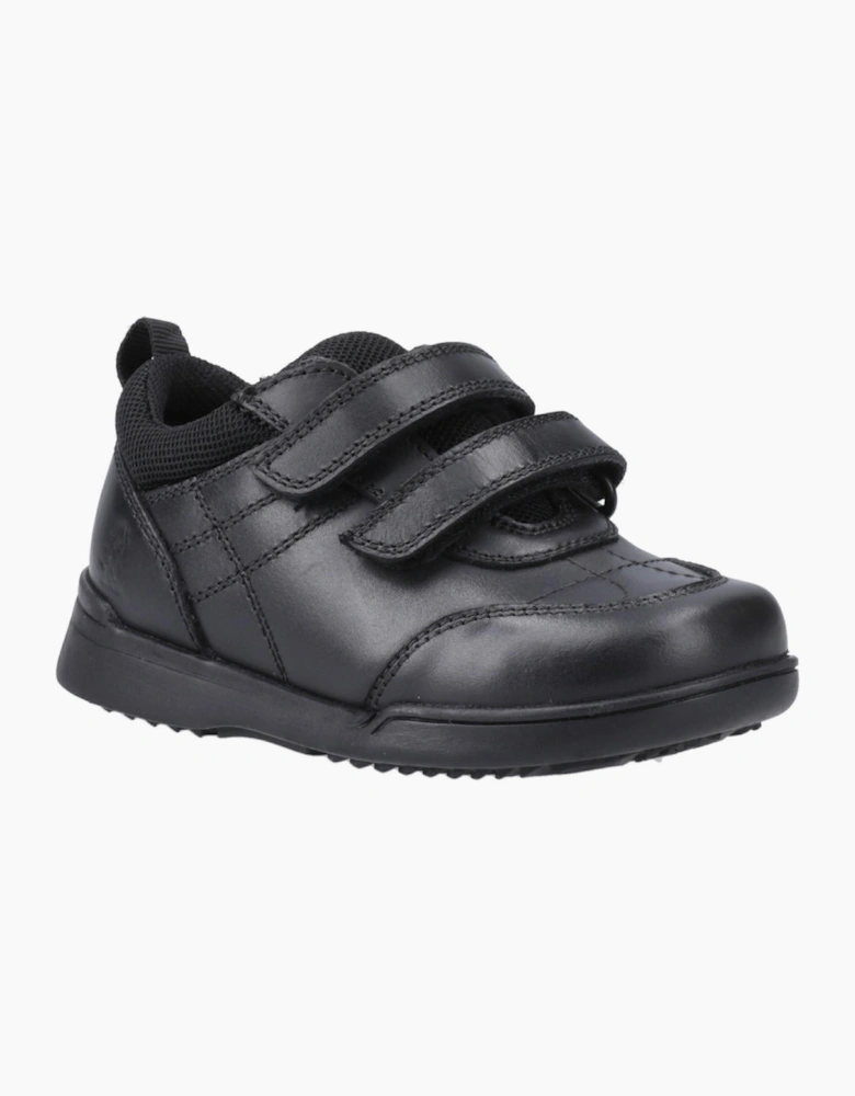 Hush Puppies Lennon Infant School Shoes Black