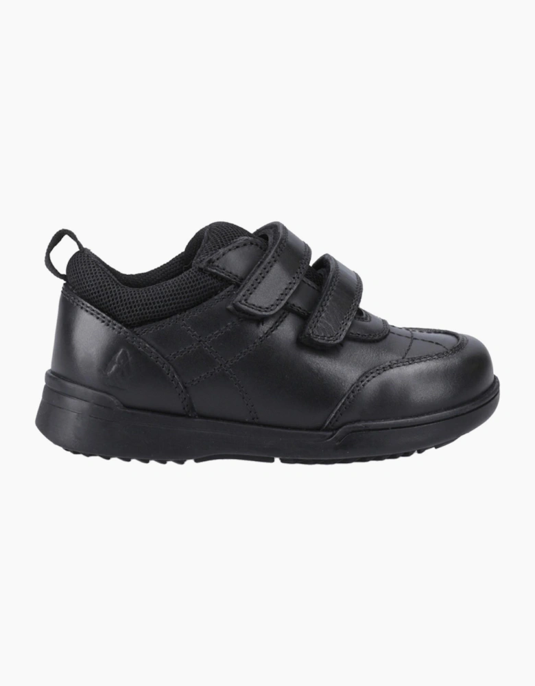 Hush Puppies Lennon Infant School Shoes Black