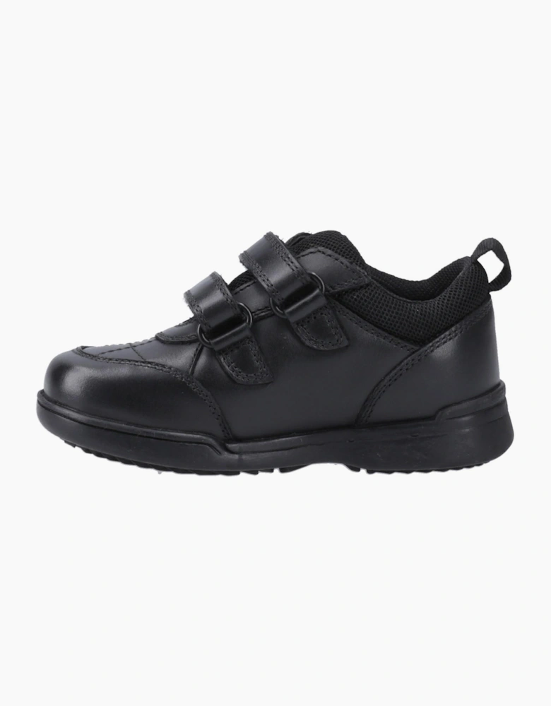 Hush Puppies Lennon Infant School Shoes Black