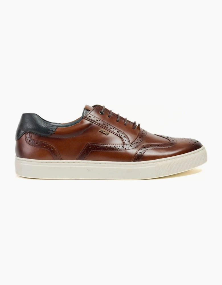 Pod Dobbs Mens Brogues Tan