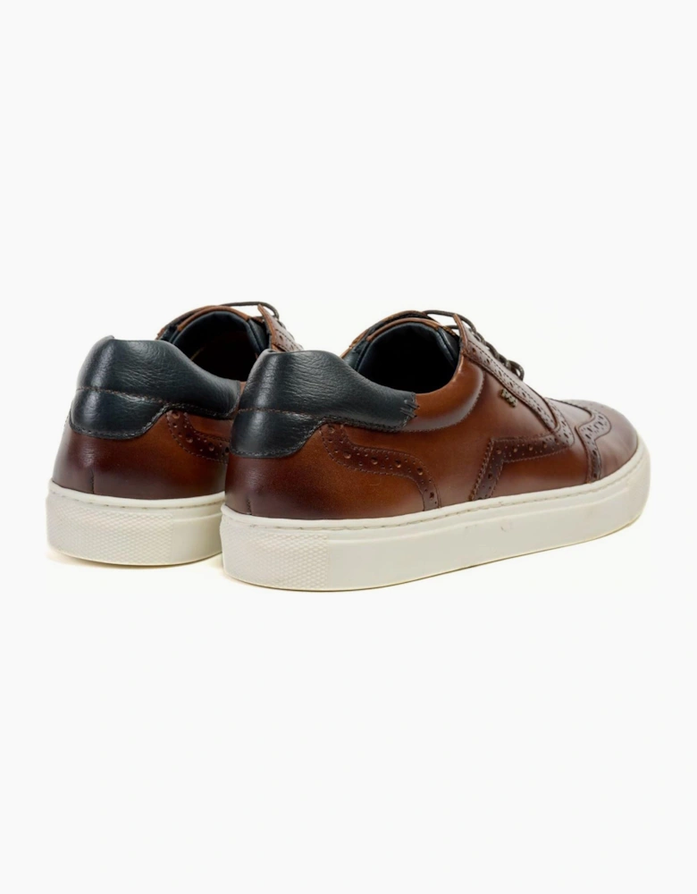 Pod Dobbs Mens Brogues Tan