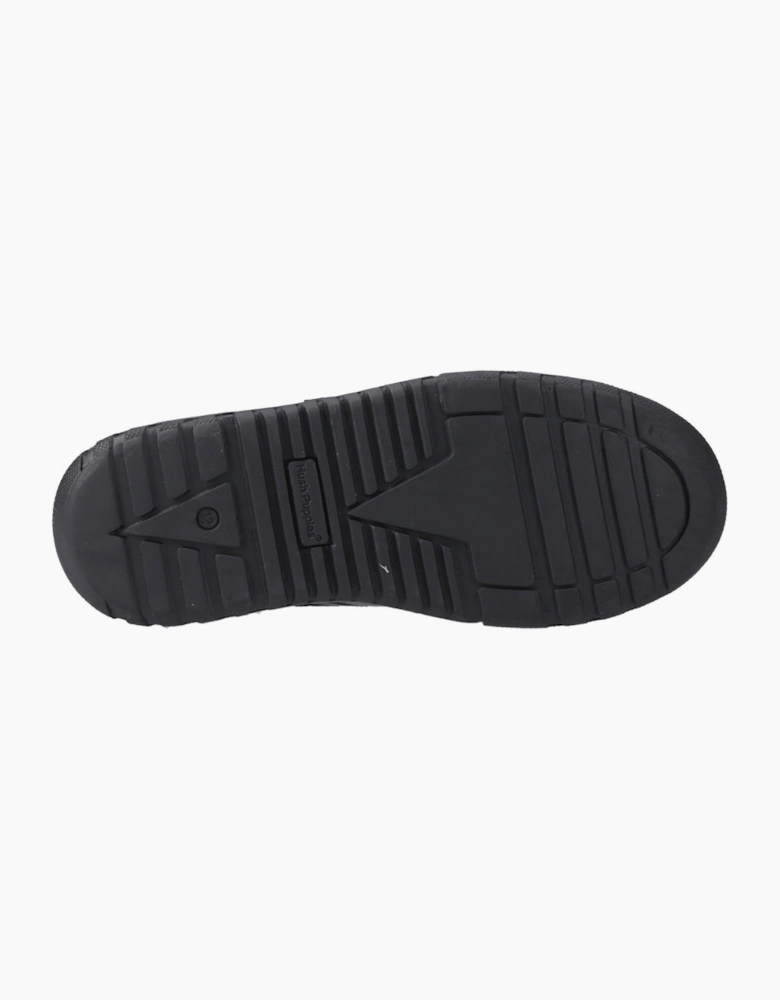 Hush Puppies Sutton Junior Boys School Shoes Black