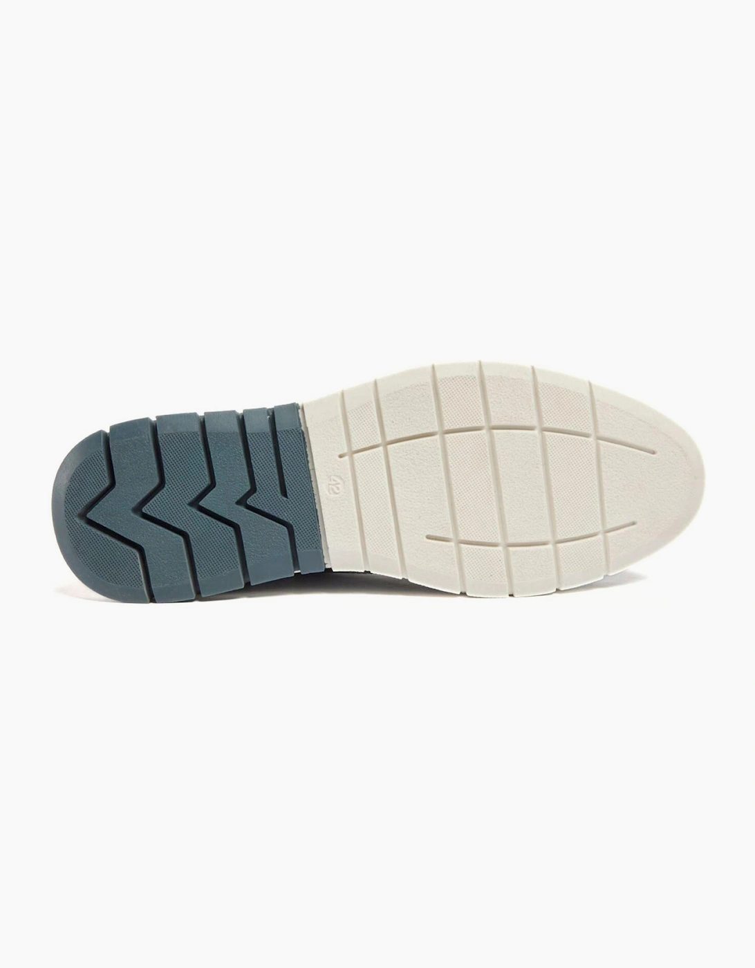 Pod Merlin Mens Leather Shoes Navy