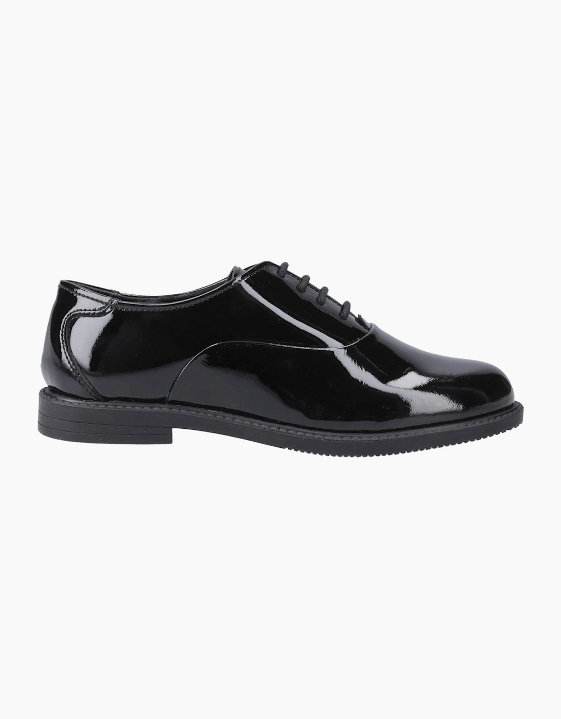 Hush Puppies Nellie Junior Leather Shoes Black