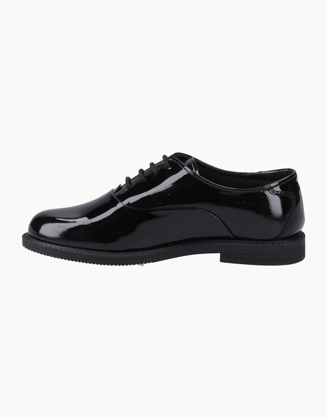 Hush Puppies Nellie Junior Leather Shoes Black