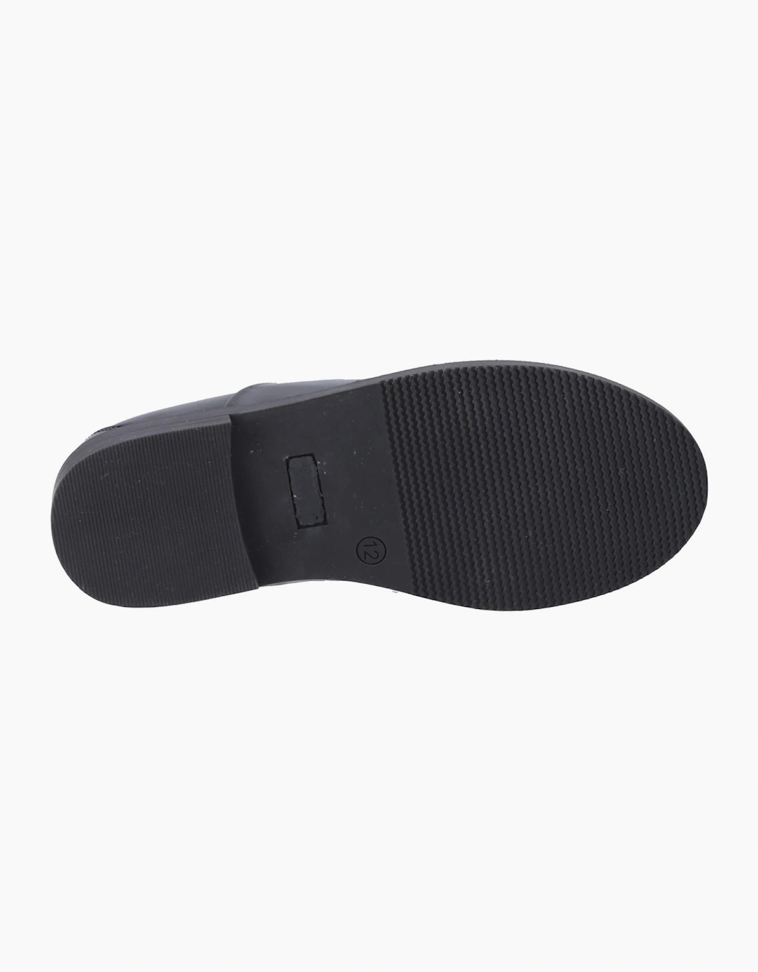 Hush Puppies Nellie Junior Leather Shoes Black
