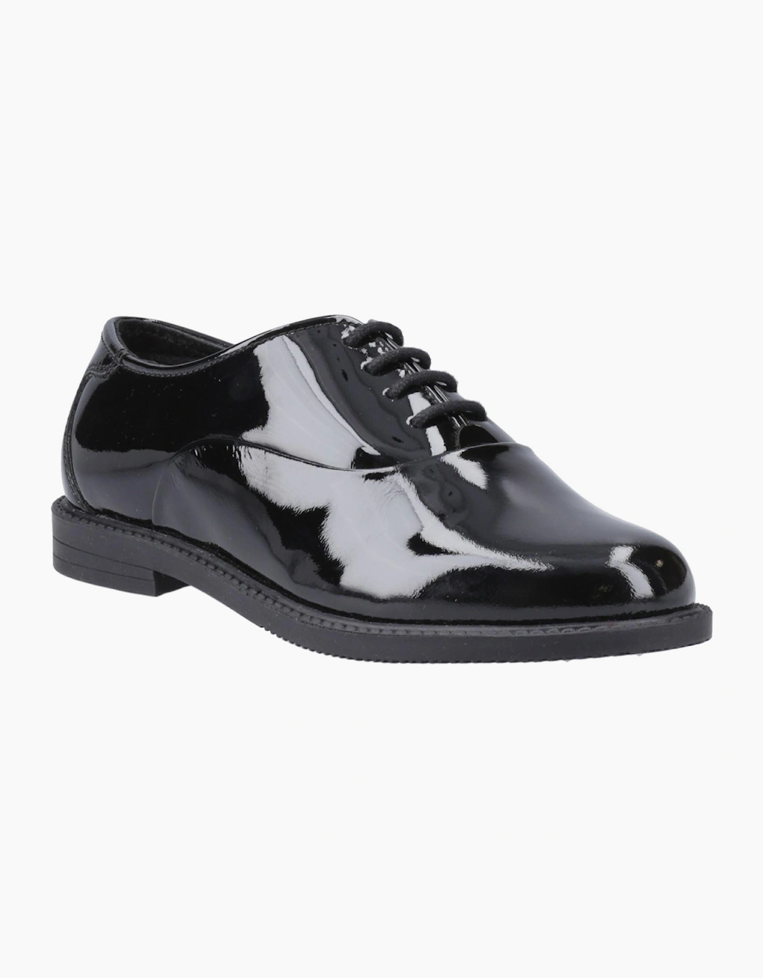 Hush Puppies Nellie Junior Leather Shoes Black