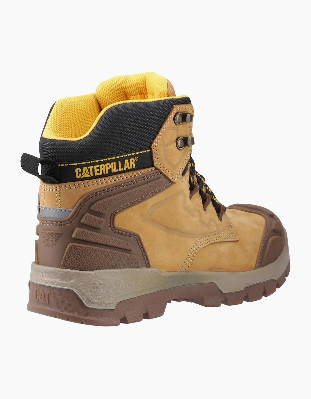 Caterpillar Safety Caterpillar Striver XL 6 Mens Safety Boots Black/Honey/Yellow