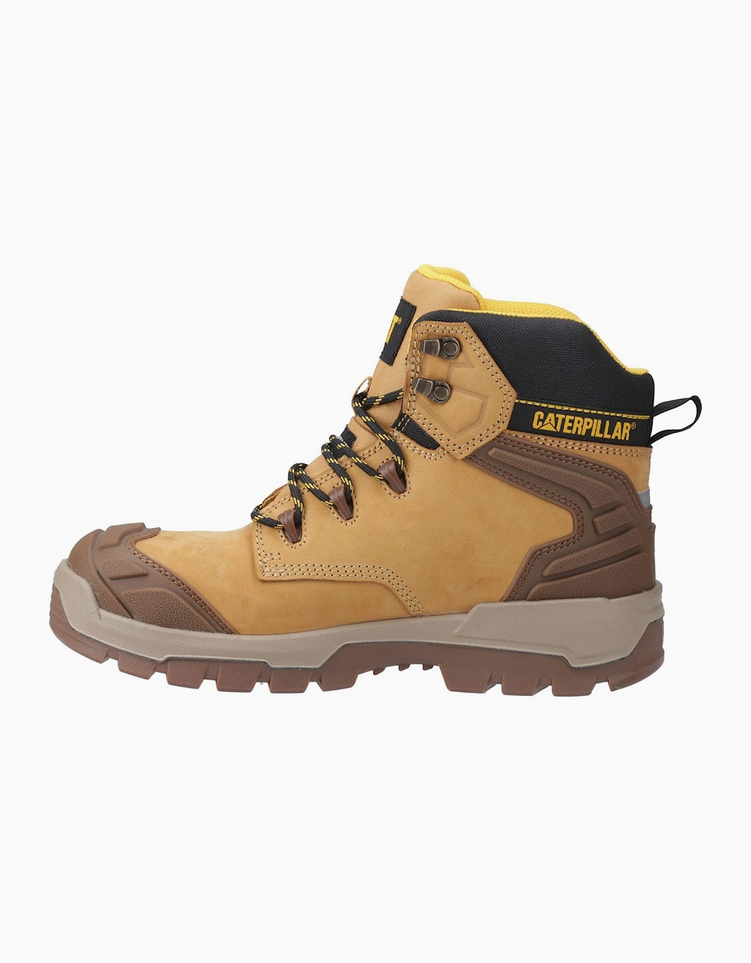 Caterpillar Safety Caterpillar Striver XL 6 Mens Safety Boots Black/Honey/Yellow