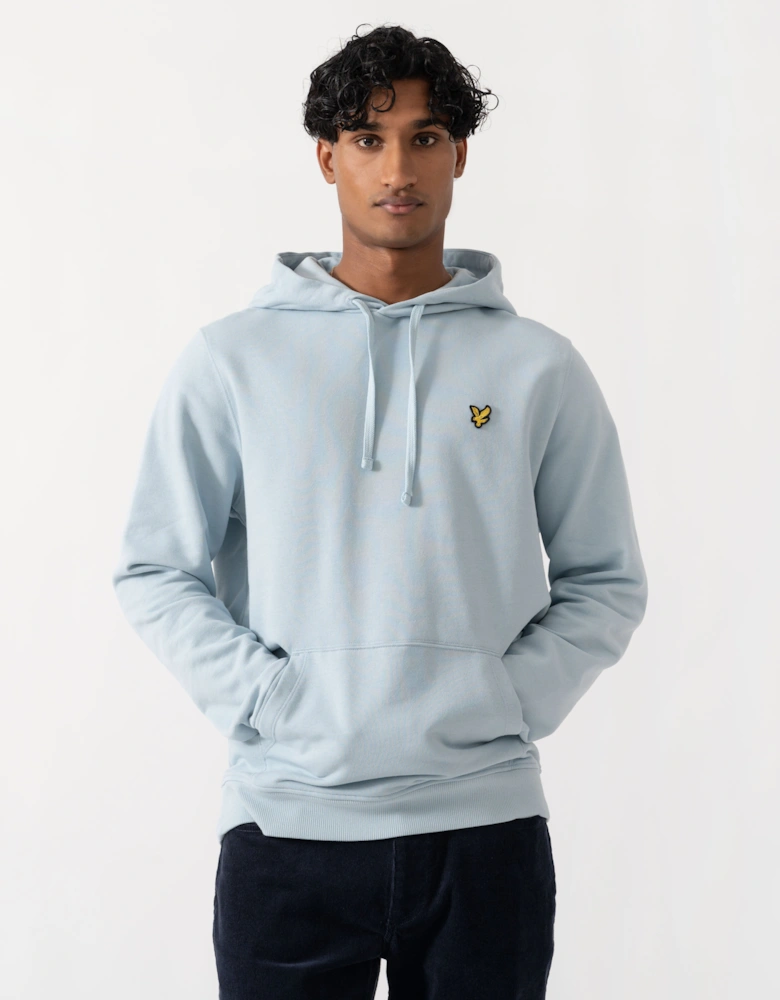 Lyle & Scott Pullover Mens Hoodie - W596 Opal Blue