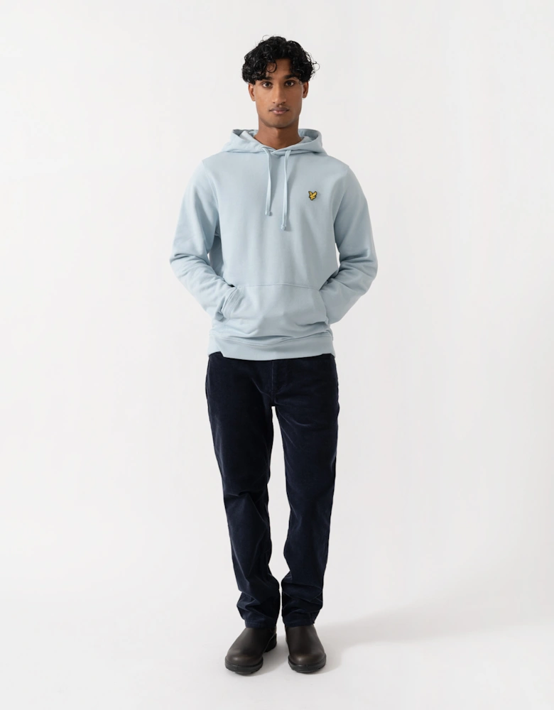 Lyle & Scott Pullover Mens Hoodie - W596 Opal Blue