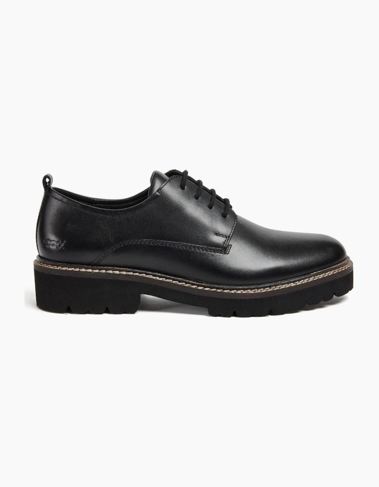 Pod Kris Womens Leather Shoes Black