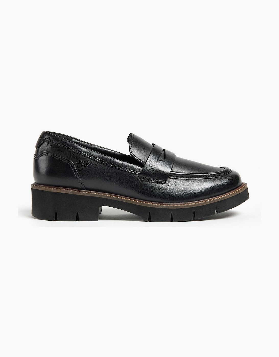 Pod Women's Pod Kaltin Womens Leather Loafer Shoes Black