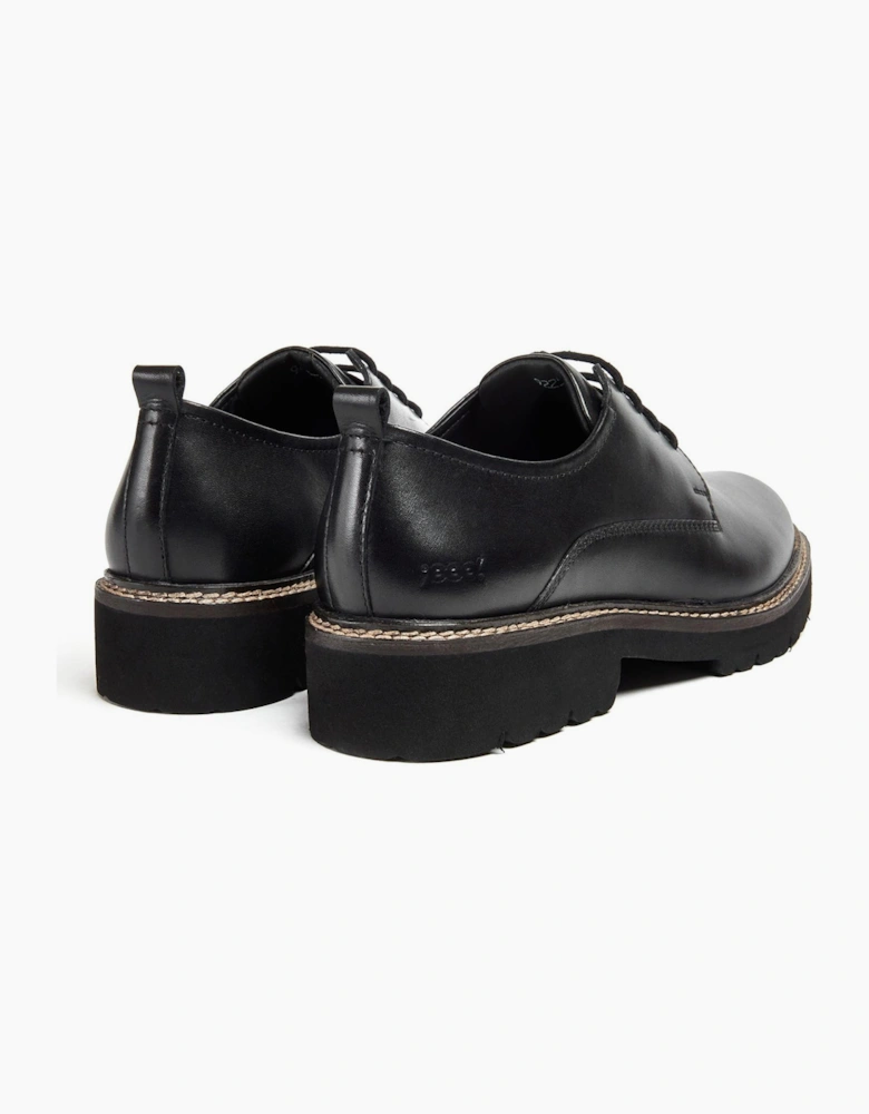 Pod Kris Womens Leather Shoes Black