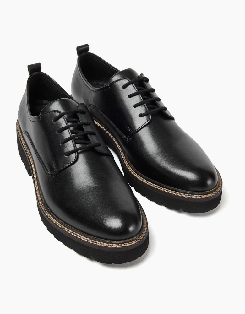 Pod Kris Womens Leather Shoes Black